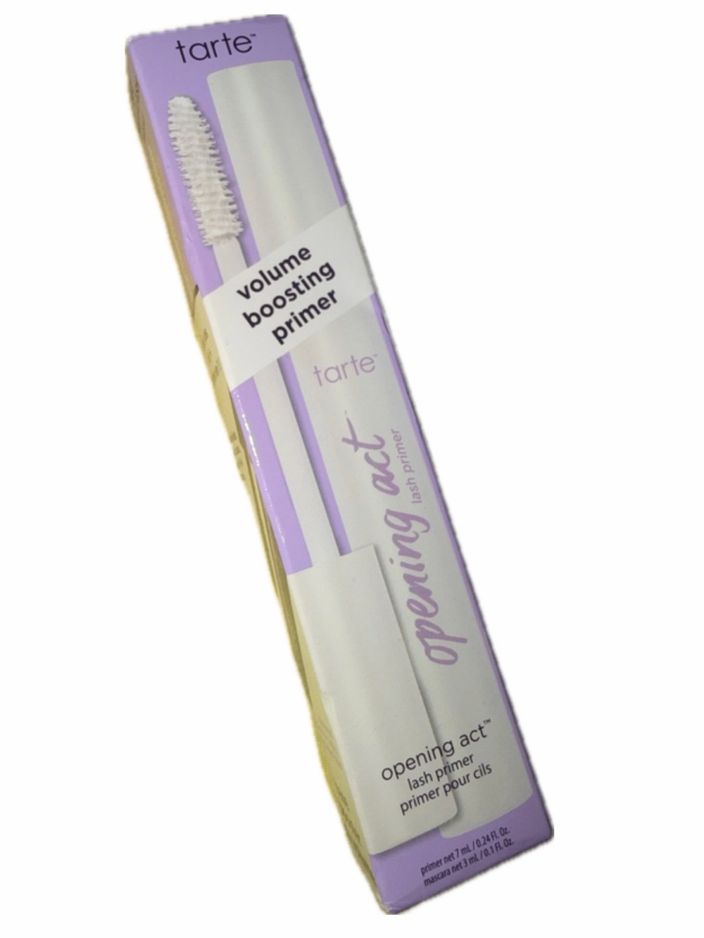 tarte Opening Act Lash Primer — White in Lavender Packaging